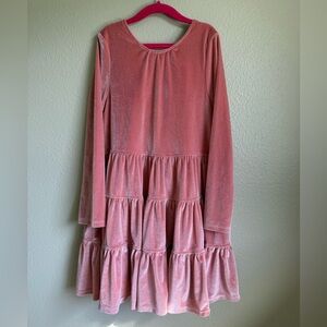 Pink chicken pink velvet Nutcracker tie dress